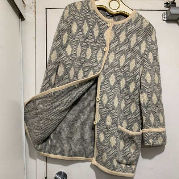 MADE IN ITALY FOR MAUS & HOFFMAN 100% CASHMERE KNITTED SWEATER CARDIGANS SIZE M - Picture 10 of 16